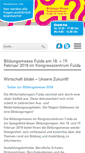 Mobile Screenshot of bildungs-messe-fulda.de